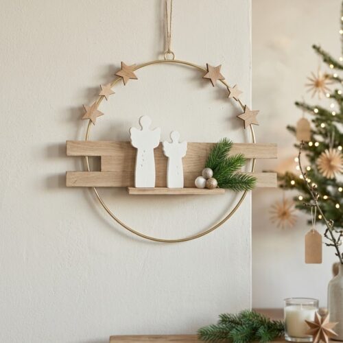 Weihnachtlicher Türkranz